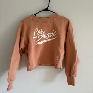 Los Angeles cropped hoodie